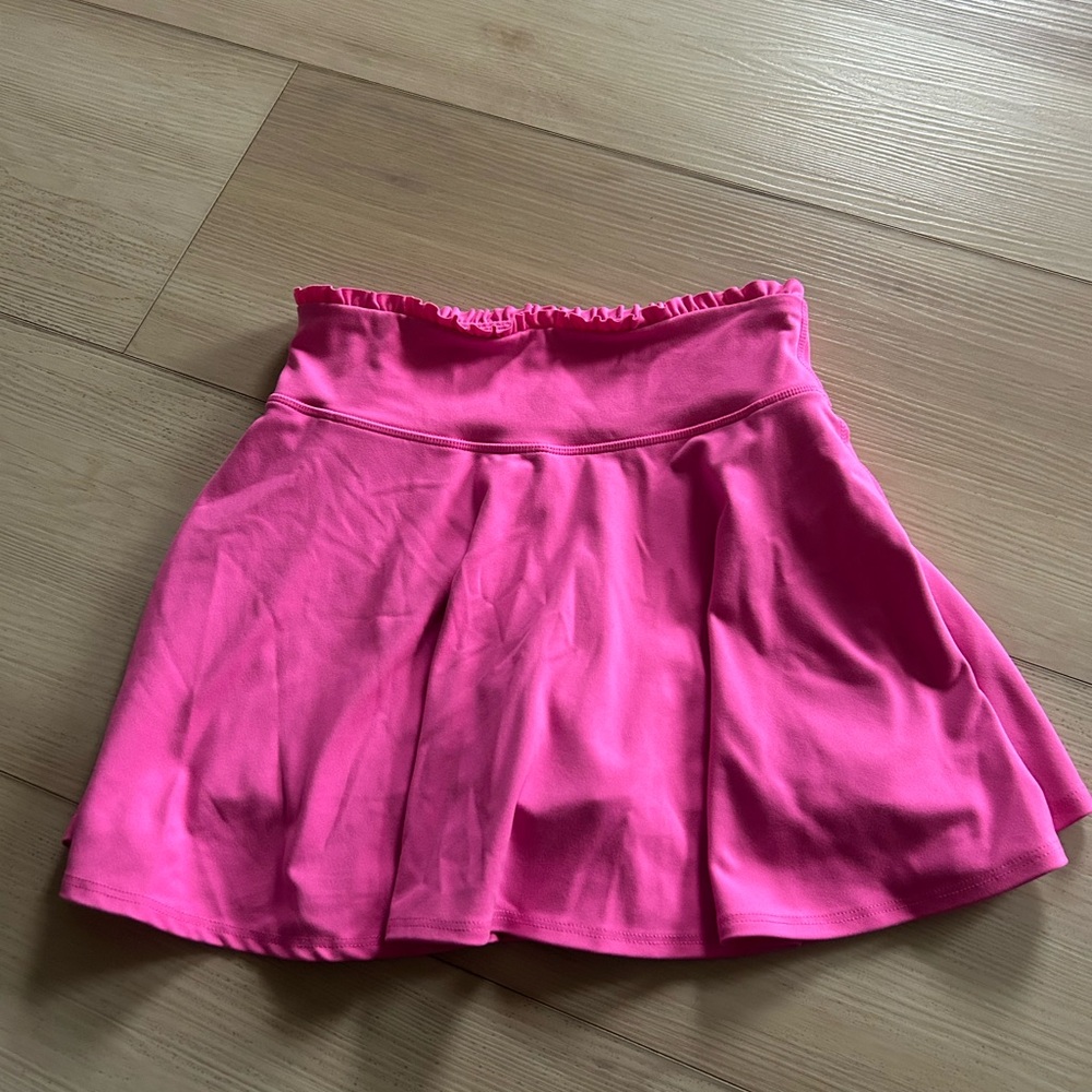Yogalicious kids Vibrant Pink Skater Skirt size 12
